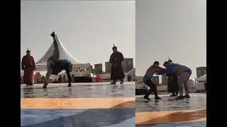 Бурят заборол 170килограммового пиндоса