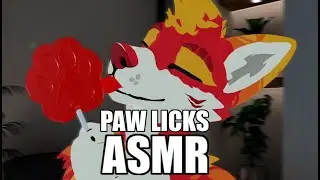 [Furry ASMR] Relaxing Paw/ Pawsicles Licks 🐾 (Personal Attention) [3DIO]