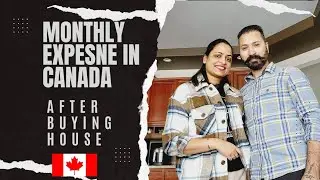 Canada Monthly Expense 2024 After buying a house | Calgary | Cost of Living YYC| 2 State in Canada