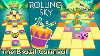 [STRUGGLING Moment 😮‍💨] Rolling Sky - The Brazil Carnival