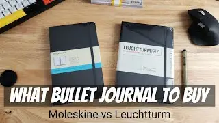 What Bullet Journal To Buy: Moleskine vs Leuchtturm