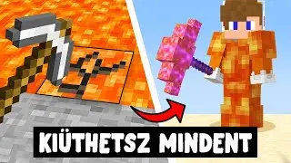 MINECRAFT, DE KI LEHET ÜTNI A LÁVÁT!😱