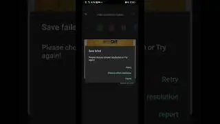 Fix Inshot resolution error 