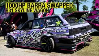 INSANE Australian 1000hp Barra Swapped R31 Skyline Wagon is AMAZING!  | Build Breakdown