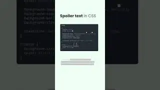 This effect is useful to hide any text and reveal it on hover.