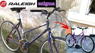Abandoned Vintage Mountain Bike RESTORATION | RALEIGH enigma