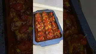 Запеченные баклажаны с фаршем