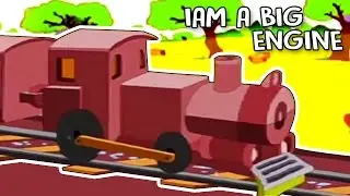 I  Am A Big Engine | English Nursery Rhyme | Cartoon For Kids |  Juniors Tv