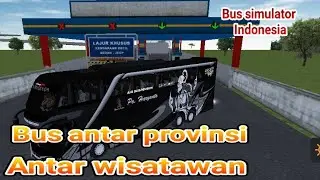 Bus antar provinsi antar wisatawan