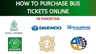 How to Book Bus Ticket Online in Pakistan | Urdu | Hassan Raza | Bhai Log