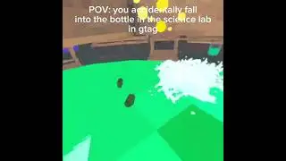 POV:you accidentally fall into the bottle in the science update #memes  #funny  #gtag #gorillatag