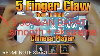 REDMI NOTE 8 PRO TES PUBGM 5 FINGER CLAW | PUBG MOBILE INDONESIA