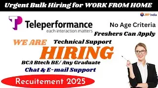 Teleperformance is Hiring Work From Home Chat email voice technical Support any graduate Remote work