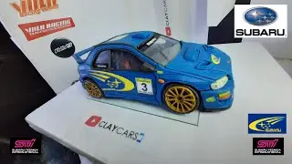 Auto plasticina Subaru impreza *WRC* 2000 Hand made construction
