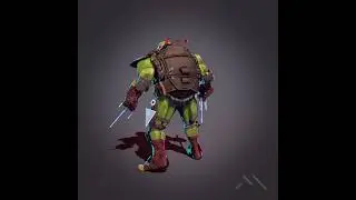 TMNT the Last Ronin fan art - Raffaello lookdev