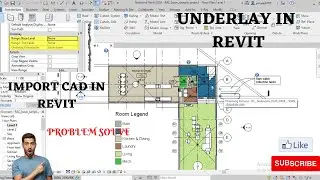 HOW IMPORT CAD FILE IN REVIT? | UNDERLAY IN REVIT | HOW TO SEE CAD DWG AT DIFFERENT LEVELS IN REVIT?