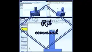 how to use rib command in SolidWorks| solidworks tutorial for beginners| 2020