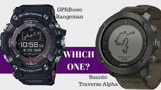 Which One is Better? GPR-B1000 Rangeman vs Suunto Traverse Alpha Watch Comparison