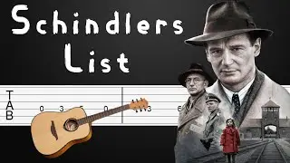 OST Schindlers List - John Williams Guitar Tutorial, Guitar Tabs, Guitar Lesson  (Fingerstyle)