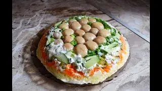 САЛАТ постный ГРИБНАЯ ПОЛЯНА