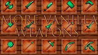 More Vanilla Weapons mod in Minecraft