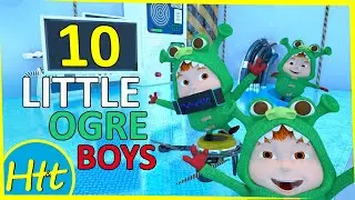 Ten Little Ogre Boys Indian Boy Nursery Rhyme Song