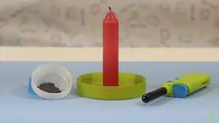 Experimento de ciencias con fuego. Fuegos artificiales. (DIVERTIAULA)