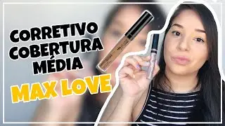 CORRETIVO EFEITO MATTE E COBERTURA MÉDIA DA MAX LOVE | 
