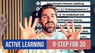 Active Learning for 3D Data Labelling: 9-Step Workflow