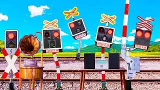 【踏切アニメ】ジェネレーションギャップに落ち込むふみきりカンカン😂😂😂The railroad crossing feeling down about the generation gap!!