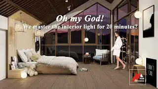 Vray For Sketchup Tutorial #8 | Setting Up Night Render Lighting | Interior Night Scene