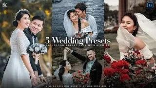 5 Must Have Wedding Lightroom Presets | Free DNG File | Nik Edits