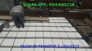 Techo con bloques de tecknopor II / VENTA A NIVEL NACIONAL