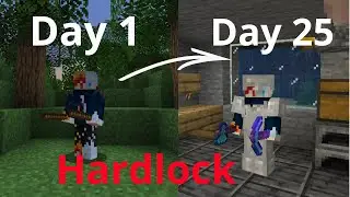I survived 100 Days of Minecraft Hardlock Part 1