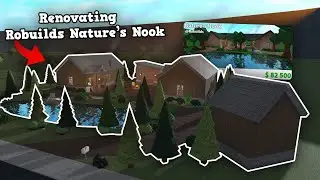 I Renovated Robuilds Nature's Nook Prebuilt House in Bloxburg