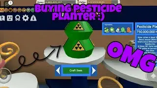 Buying pesticide planter (bee swarm simulator)