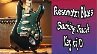D Blues Jam Track | Resonator Guitar Vibes for Authentic Blues
