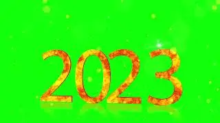 Happy New Year 2023 Green Screen Video 