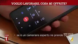 Voglio lavorare, cosa mi offrite?