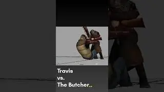 Travis vs The Butcher Silent Hill Origins 2006 dev animation! 