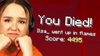 I died in minecraft :(