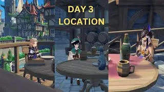 Day 3 Character Location | Windblume Festival