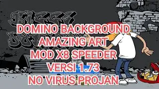 DOMINO BACKGROUND SPESIAL AMAZING ART MODX8 SPEEDER versi 1.73