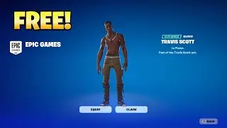 How To Get The TRAVIS SCOTT SKIN FOR FREE IN FORTNITE!(2024)