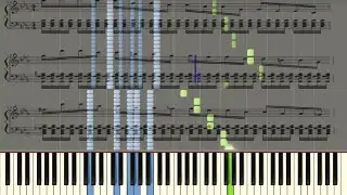 Beethoven - Symphony No. 5 - Piano tutorial (Synthesia) + Sheet Music