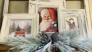 NEW CHRISTMAS 2020 COMPLETE HOME TOUR! SHABBY FARMHOUSE DECORATING STYLE! DIY HOLIDAY DECOR (212)