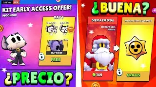 CUANDO SALE KIT y PRECIO😍LA OFERTA DE SANTA STU ES BUENA?🤔DÍA 10 BRAWLIDAYS