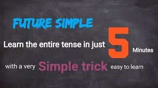 future simple tense with a very simple trick