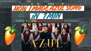 I made GURU RANDHAWA AZUL Song in 1 Minute | FL Studio Hindi Tutorial
