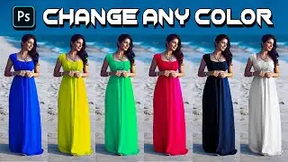 How to Change any color and I have also Explain How to Change Dresses color in Photoshop